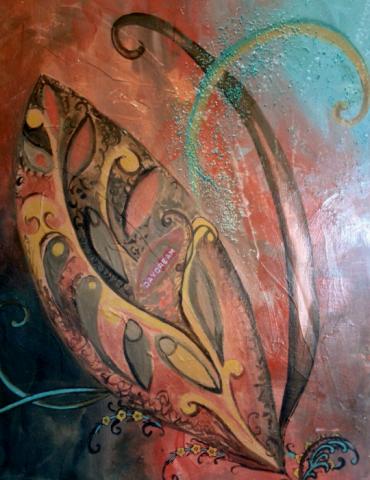 Daydream, 16"x20", Acrylic on Canvas, Art by Caroline Z. Marcos