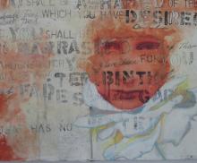 Terebinth Tree, 2002,  Mixed Media, 18”x24”, Art By Caroline Z. Marcos