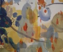 Untitled 2011; 11"x14" watercolor, Art by Caroline Z. Marcos