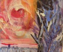 Untitled, 2009," Encaustic, 6"x9, SOLD, Art by Caroline Z. Marcos